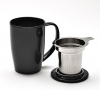 Forlife Curve Tall Tea Mug - Black